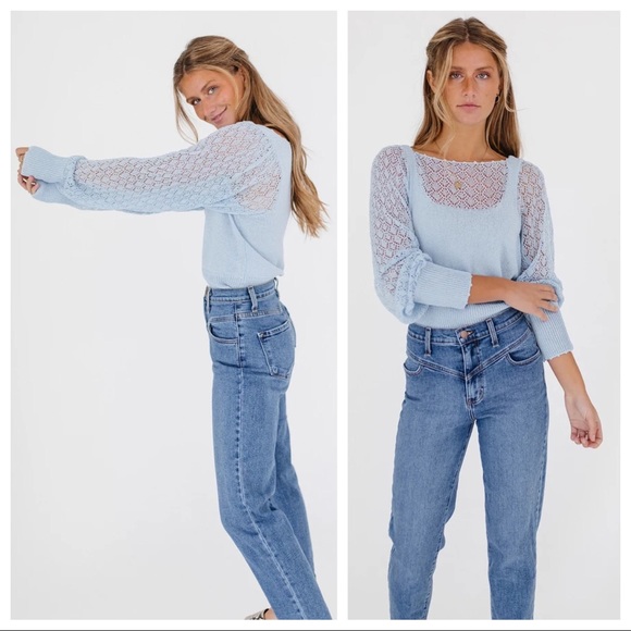 FREE PEOPLE BOHO PULLOVER LUXE KNIT SWEATER A3C - Picture 4 of 16